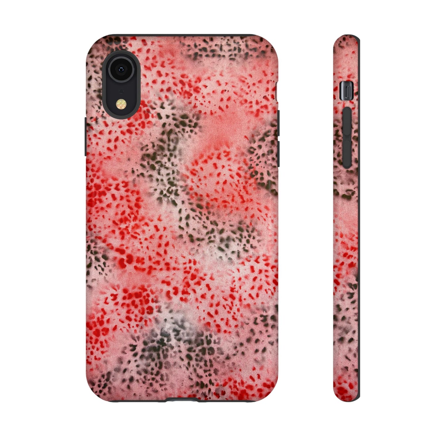 "red cheetah" airbrush iPhone case