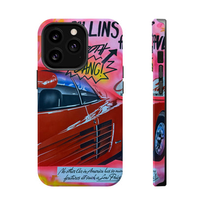 MagSafe "miami momentos" airbrush iPhone case