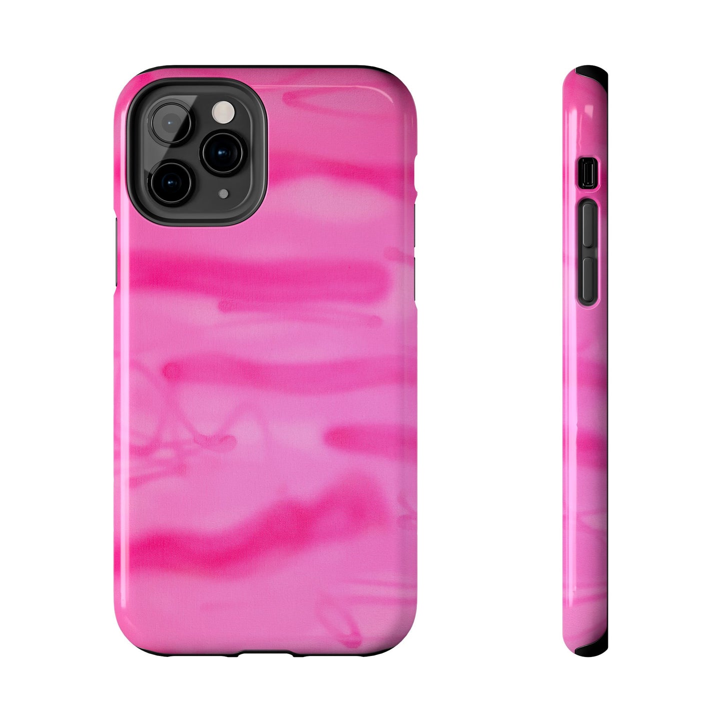 "pink camo" airbrush iPhone case