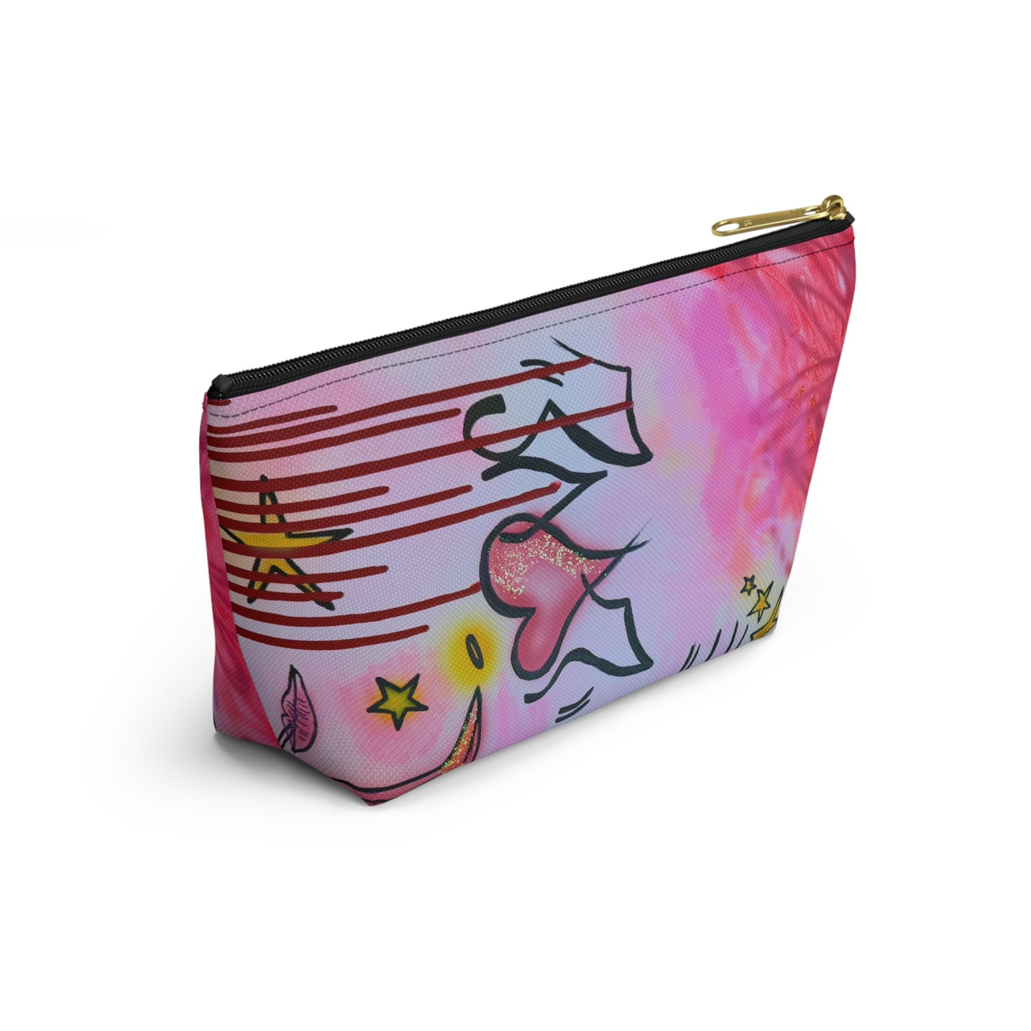 "cherry luvr" airbrush makeup pouch