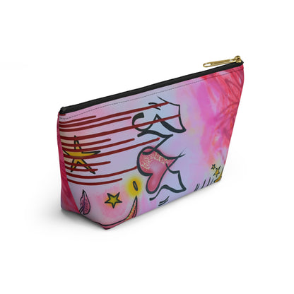 "cherry luvr" airbrush makeup pouch