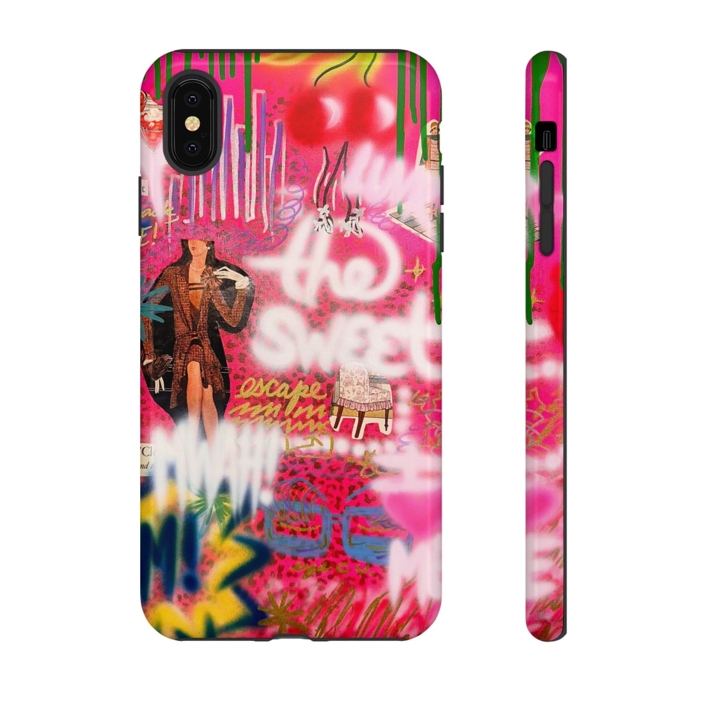 "sweet escape" airbrush iPhone case