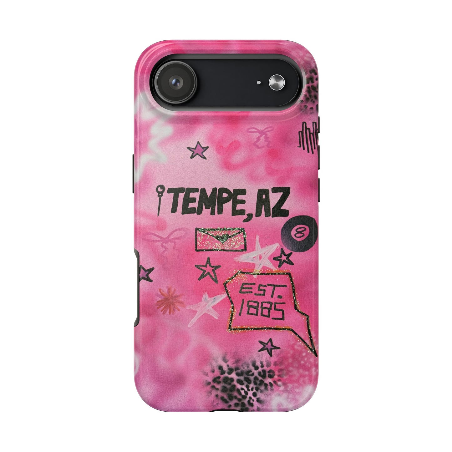 "tempe, az pt. 2" airbrush iPhone case