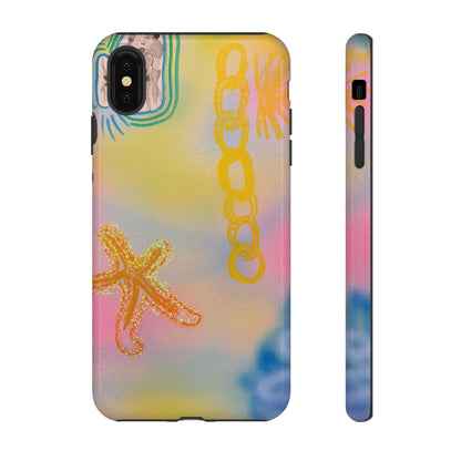 "sweet starfish" airbrush iPhone case