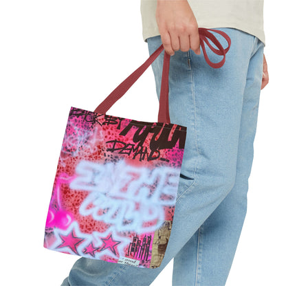 "in the wild" airbrush tote bag