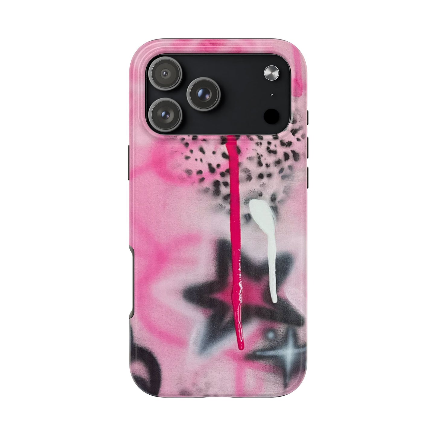 "pink cheetah" airbrush iPhone case