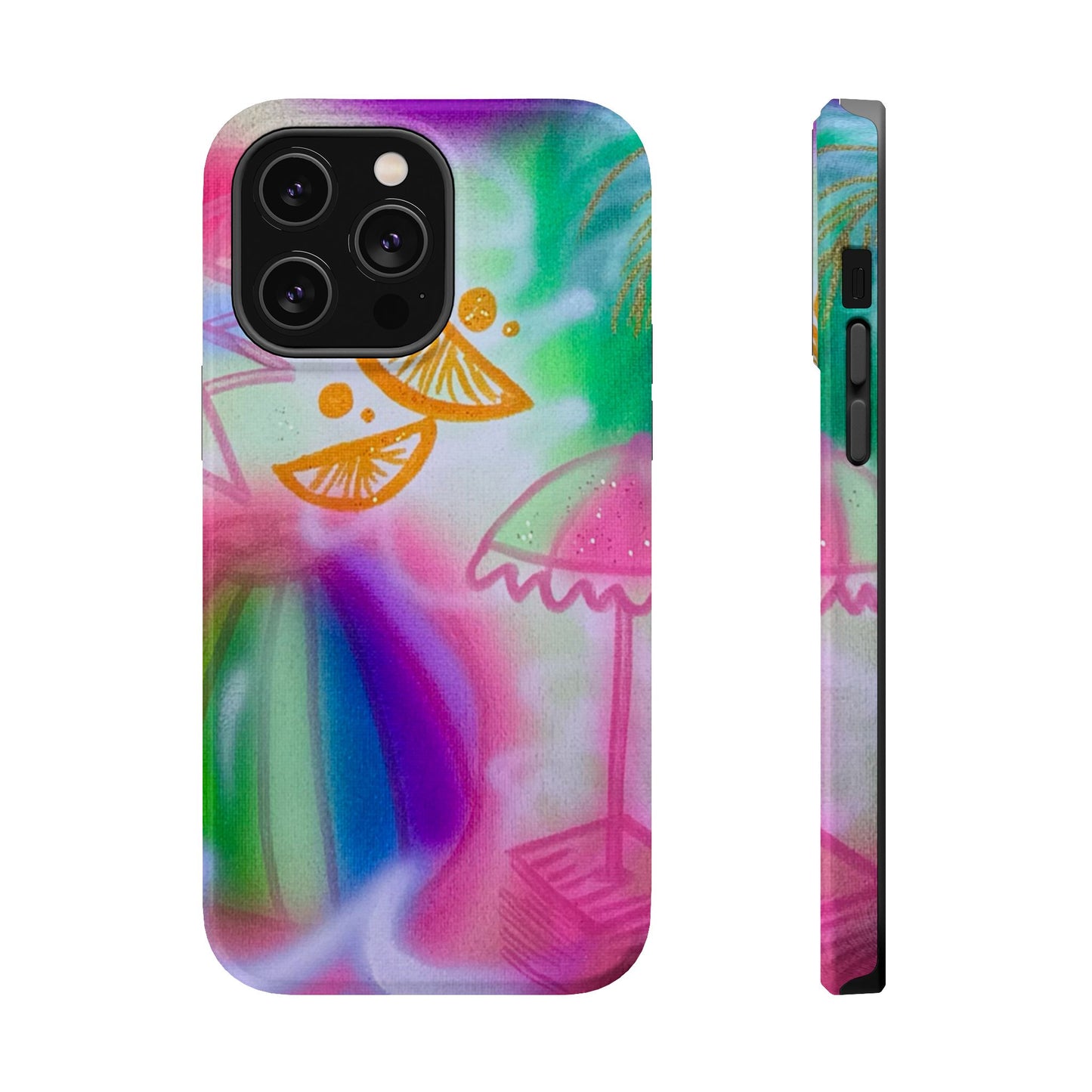 MagSafe "on the beach" airbrush iPhone case