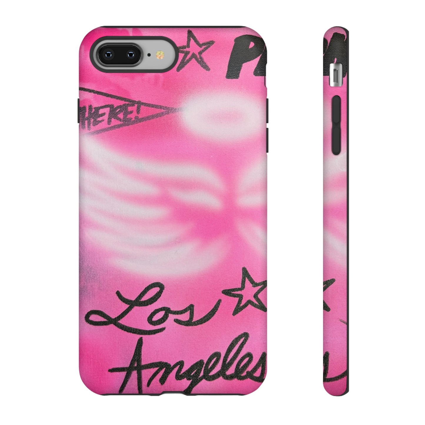 "pink angel wings" airbrush iPhone case