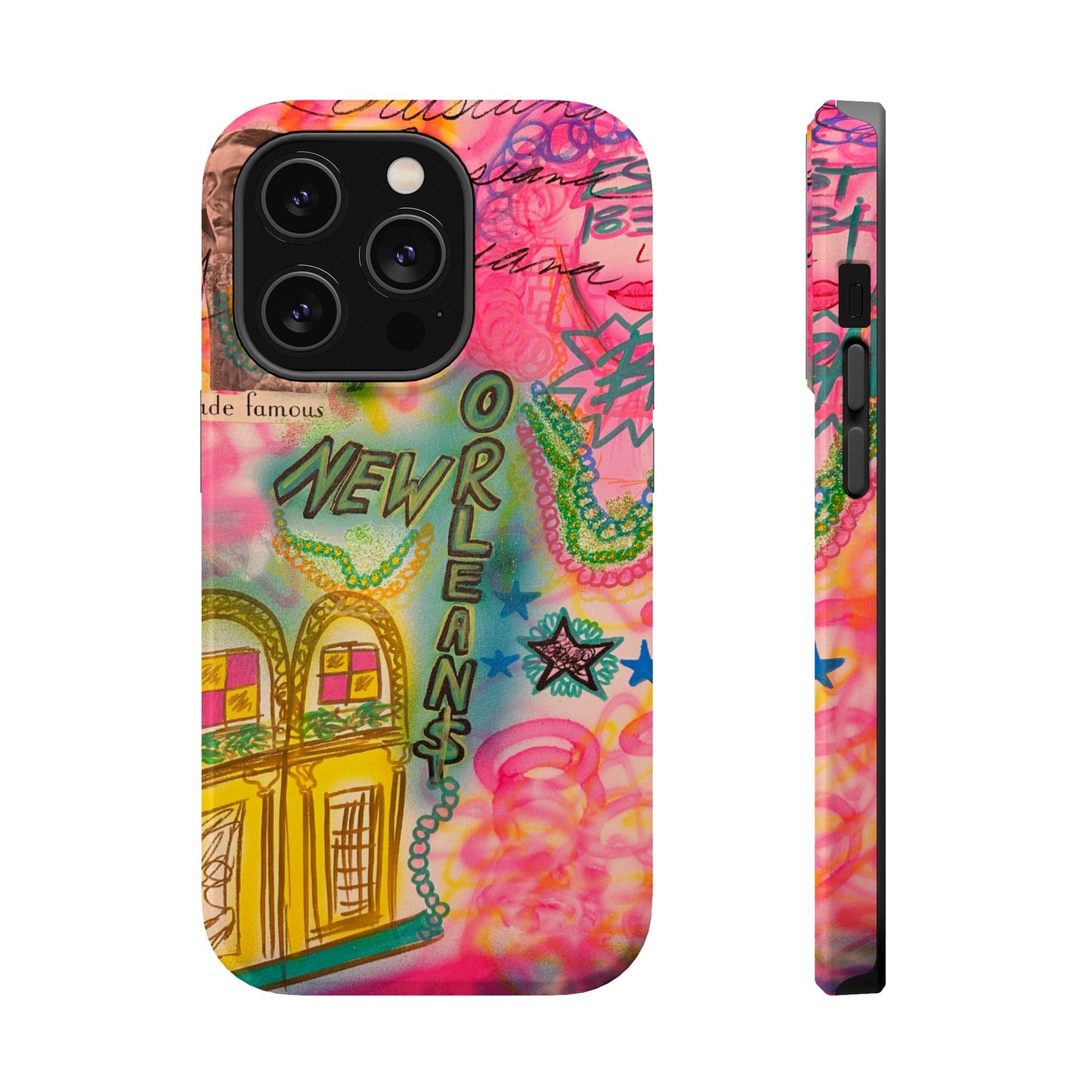 MagSafe "new orleans, la" airbrush iPhone case