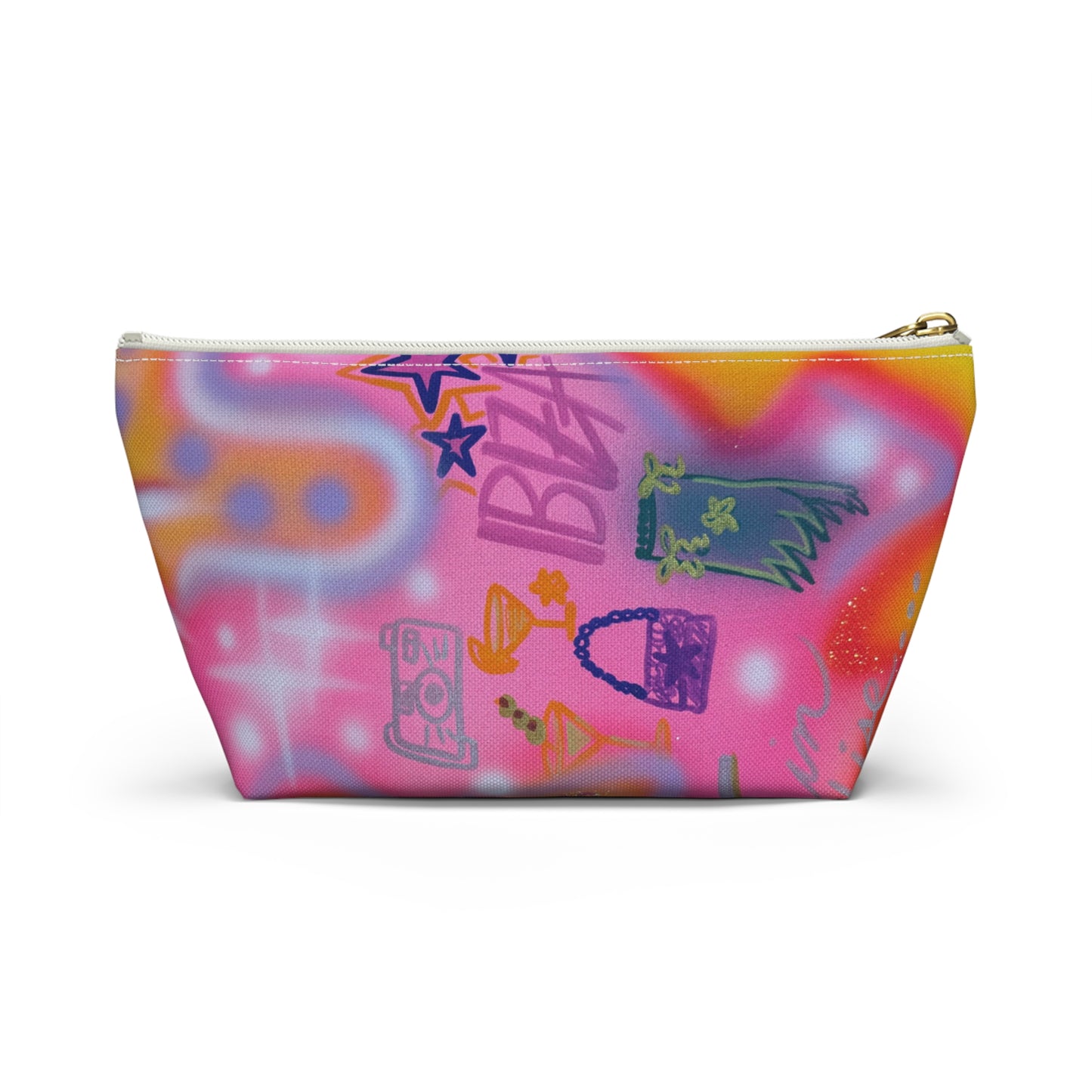 "ibiza" airbrush makeup pouch