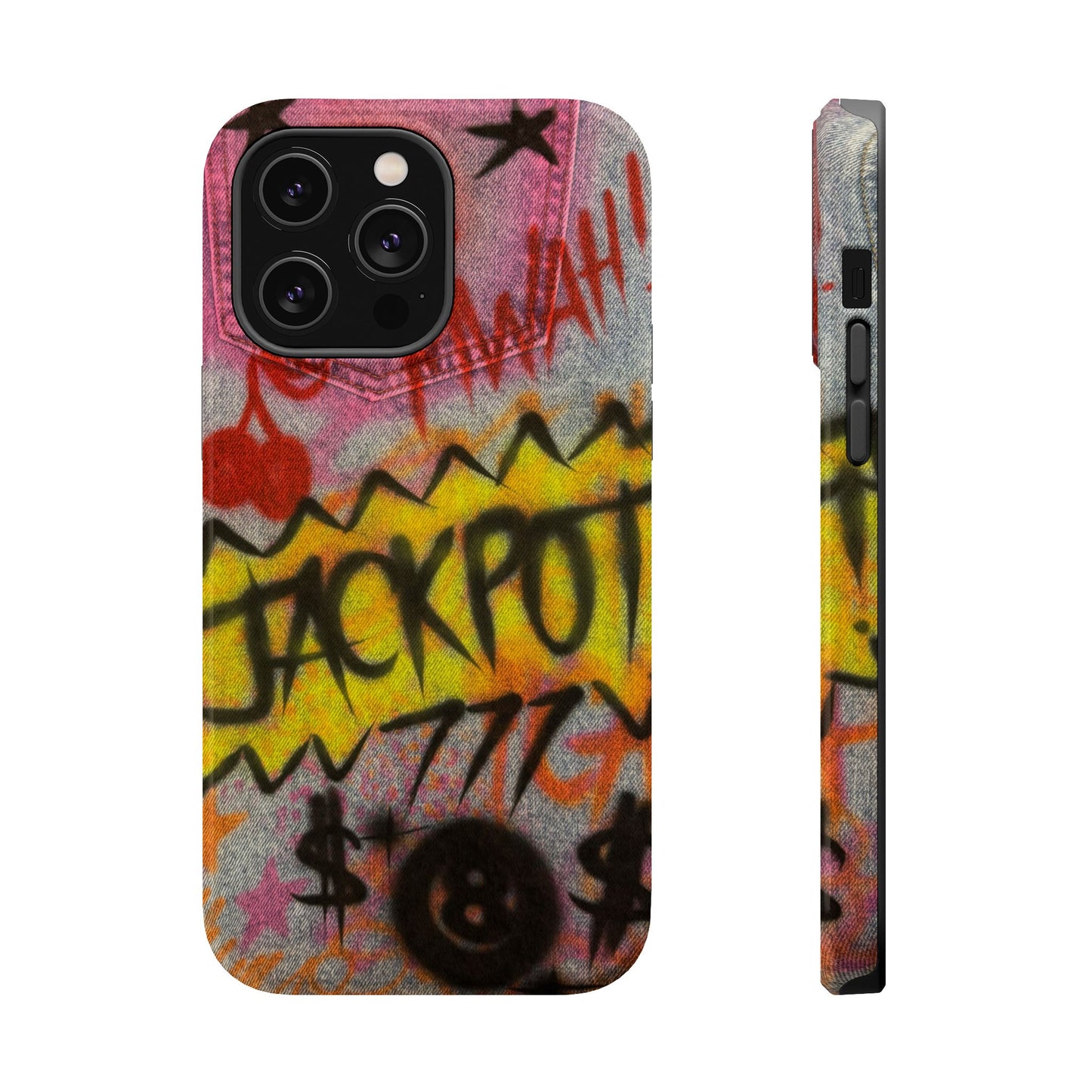 MagSafe "JACKPOT!" airbrush iPhone case