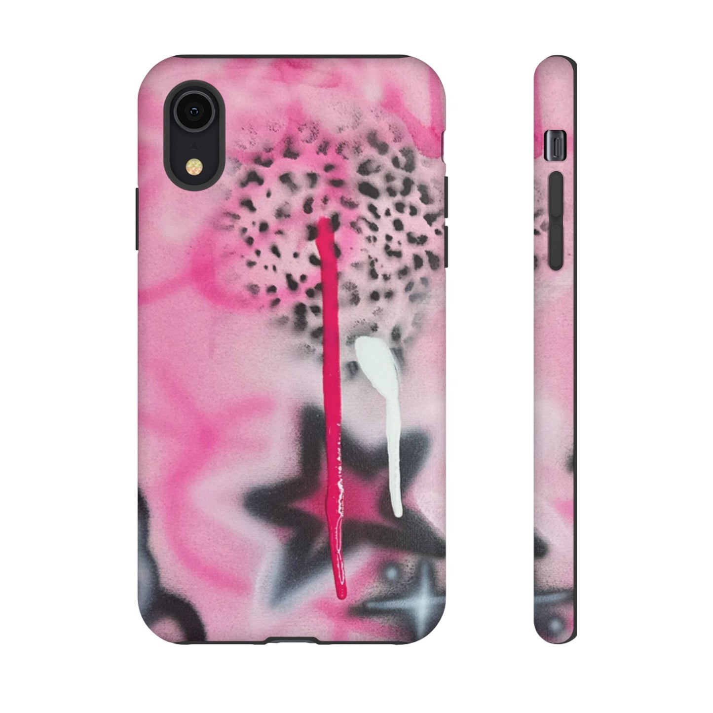 "pink cheetah" airbrush iPhone case