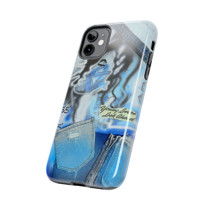 "young lovers" airbrush iPhone case