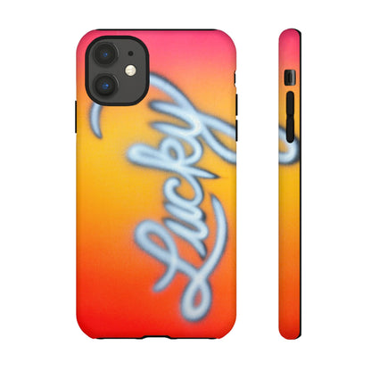 "lucky" airbrush iPhone case