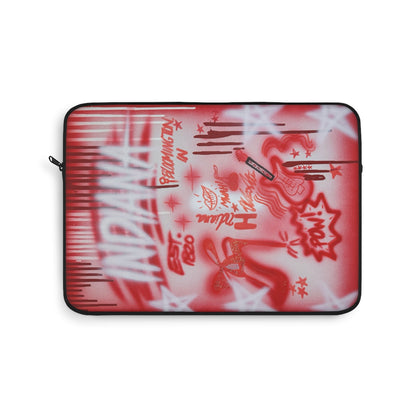 "indiana" airbrush laptop sleeve