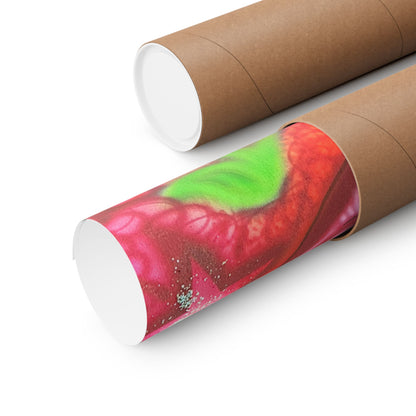 "hot stuff" airbrush horizontal print