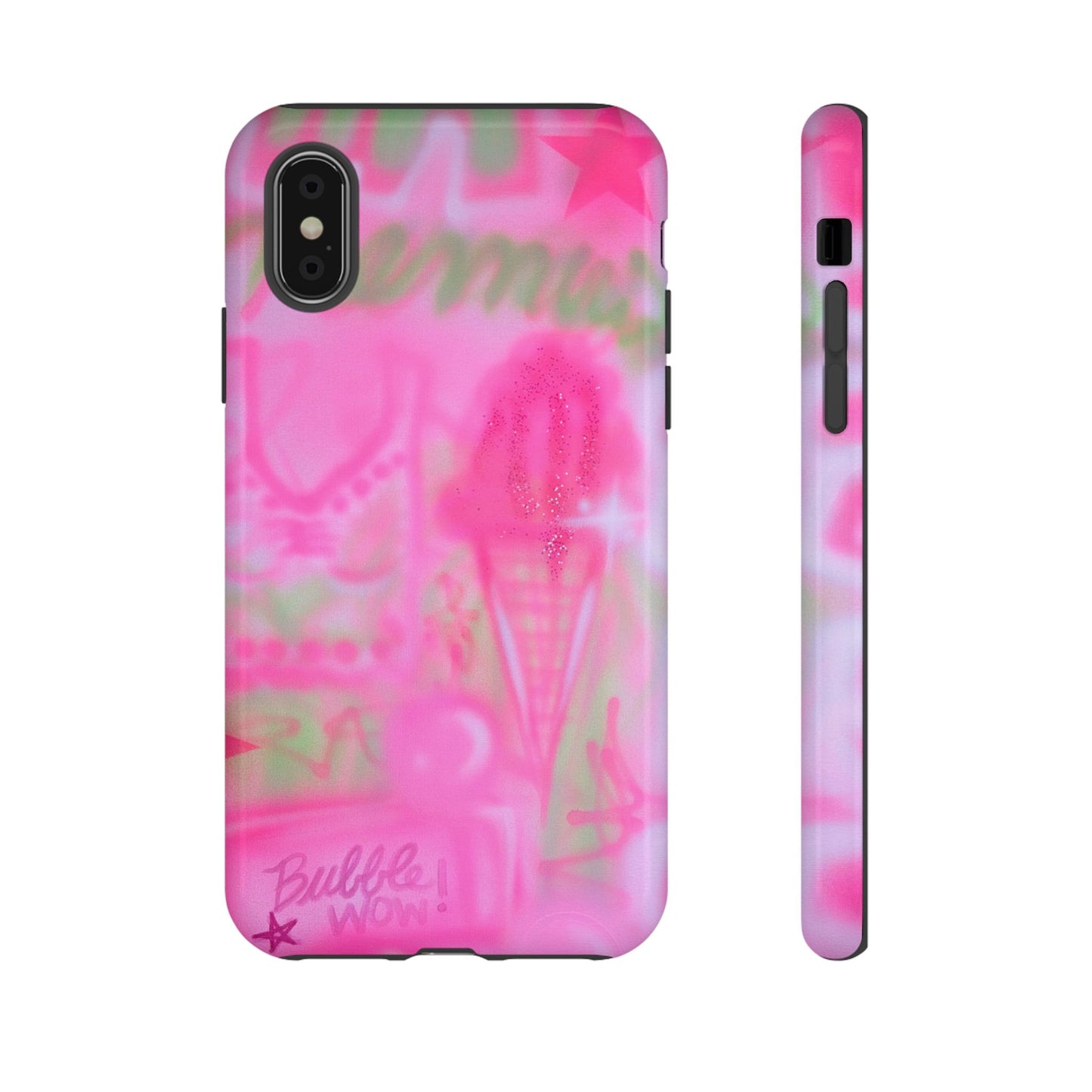"miami matcha" airbrush iPhone case