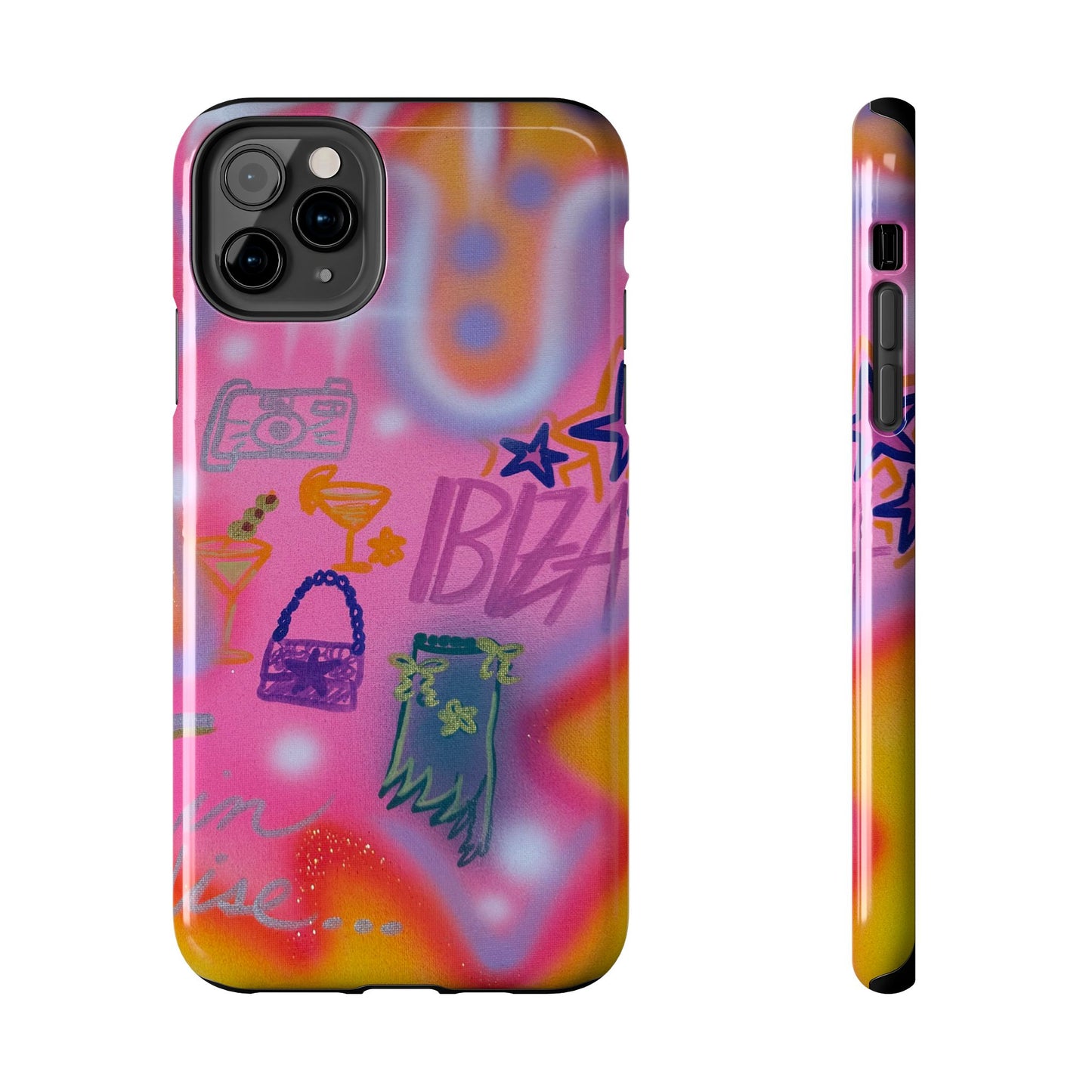 "ibiza" airbrush iPhone case