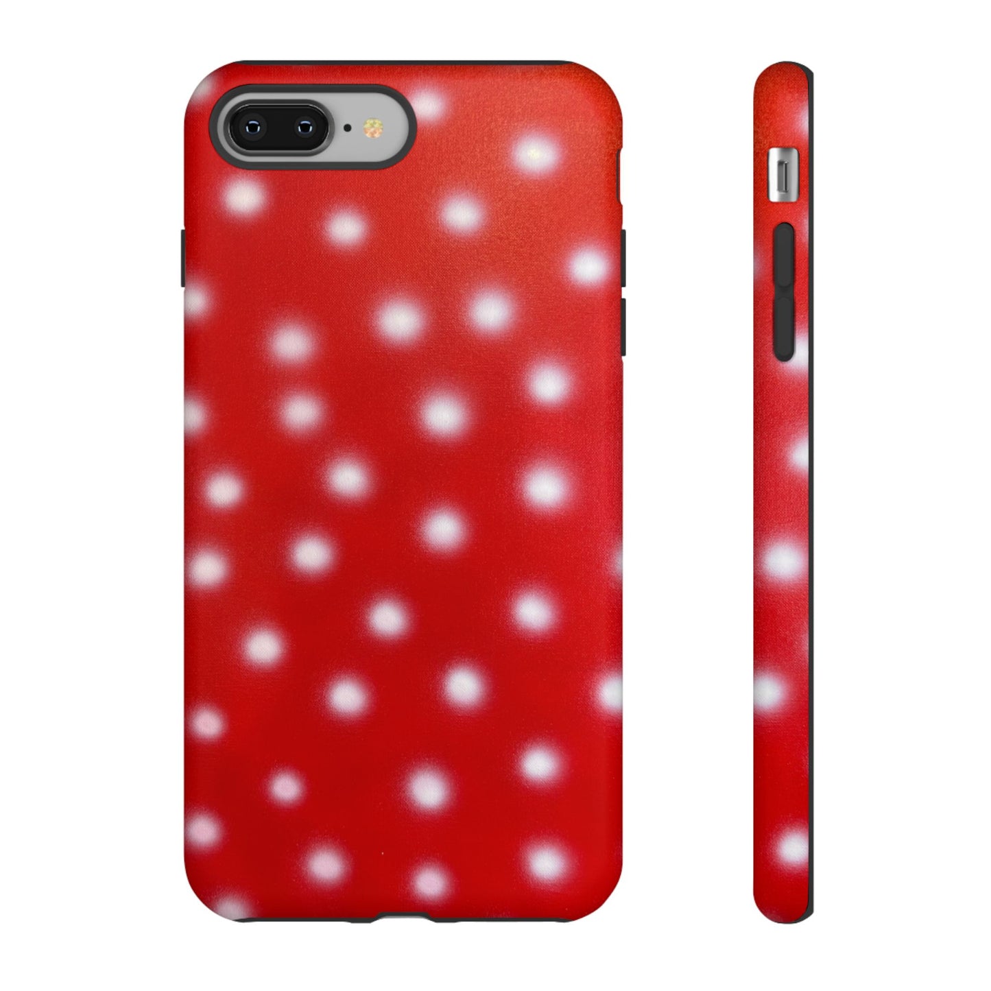 "cherry crush polka dot" airbrush iPhone case