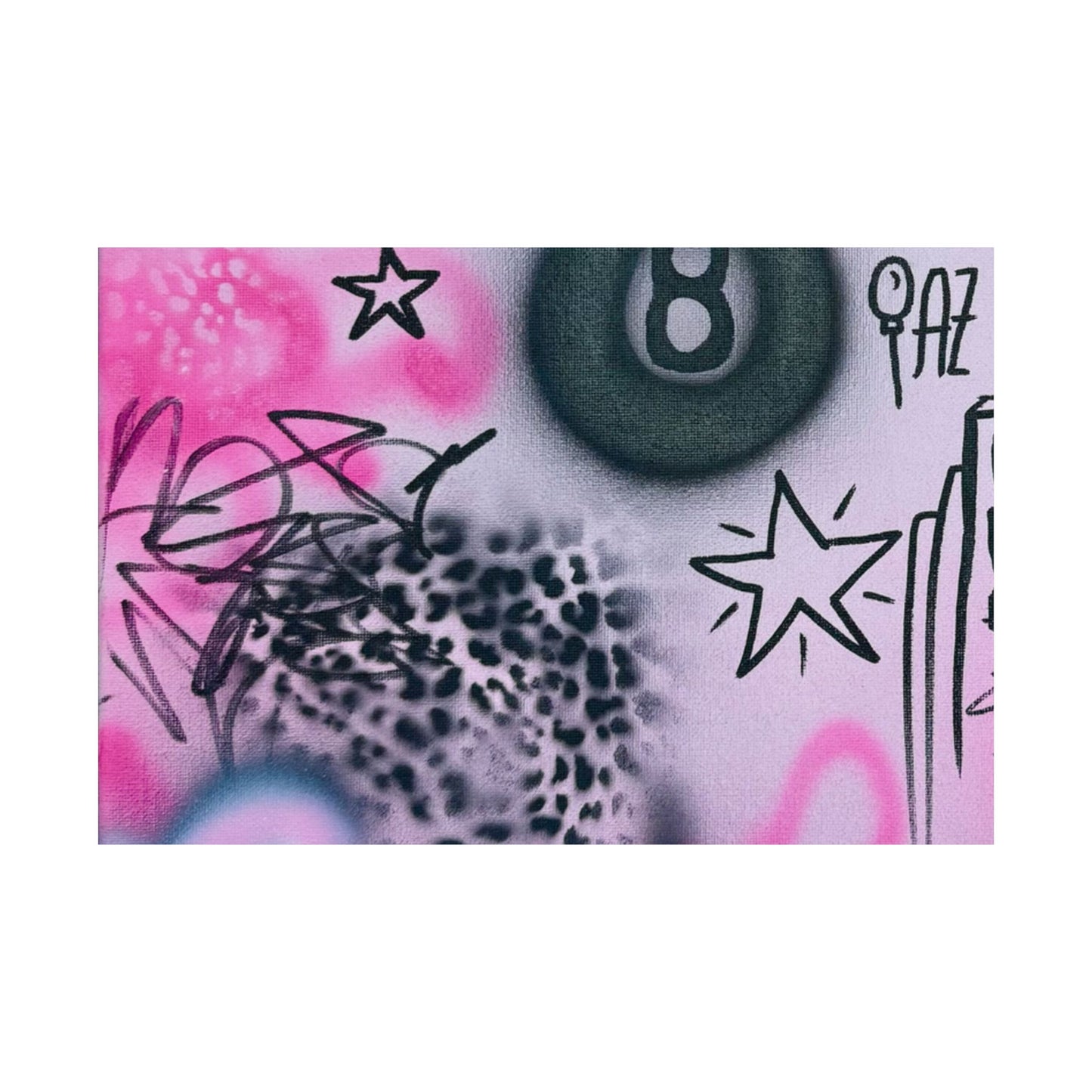 "onyx cheetah" airbrush horizontal print