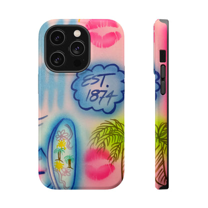 MagSafe "in the wave" airbrush iPhone case