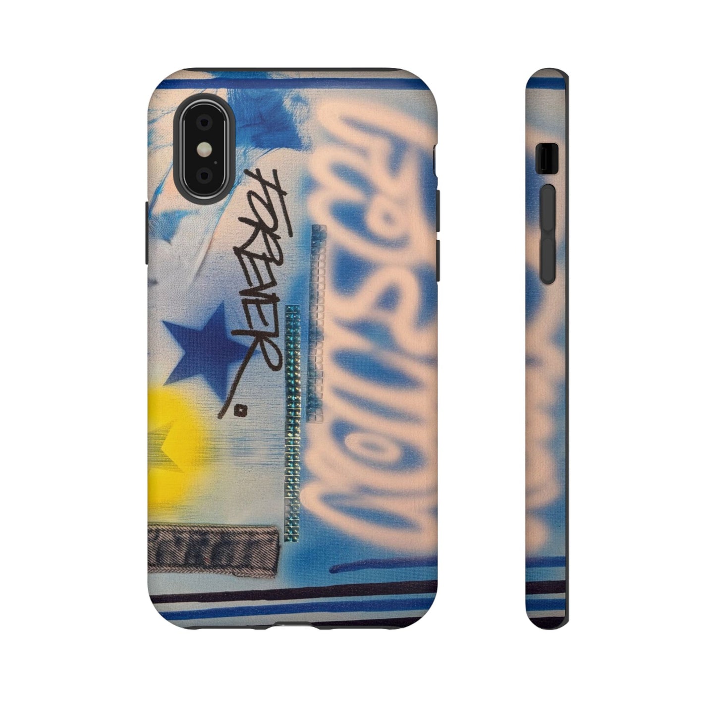 "fashion forever" airbrush iPhone case