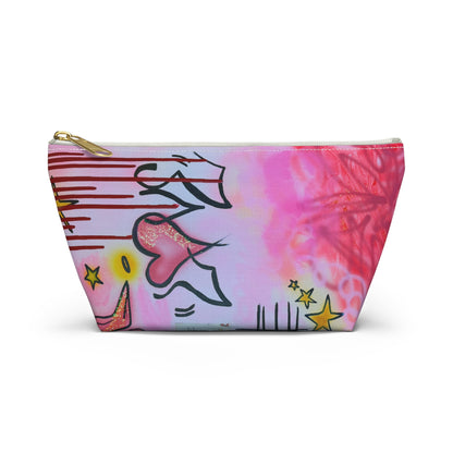 "cherry luvr" airbrush makeup pouch