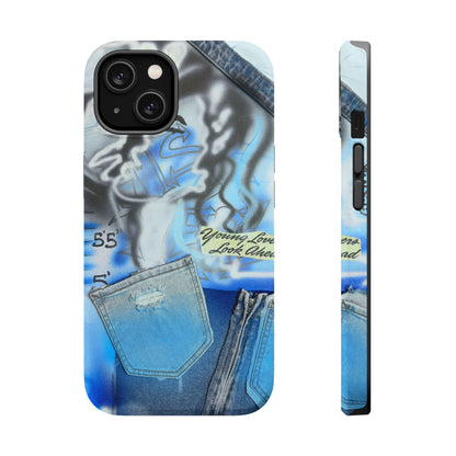MagSafe "young lovers" airbrush iPhone case