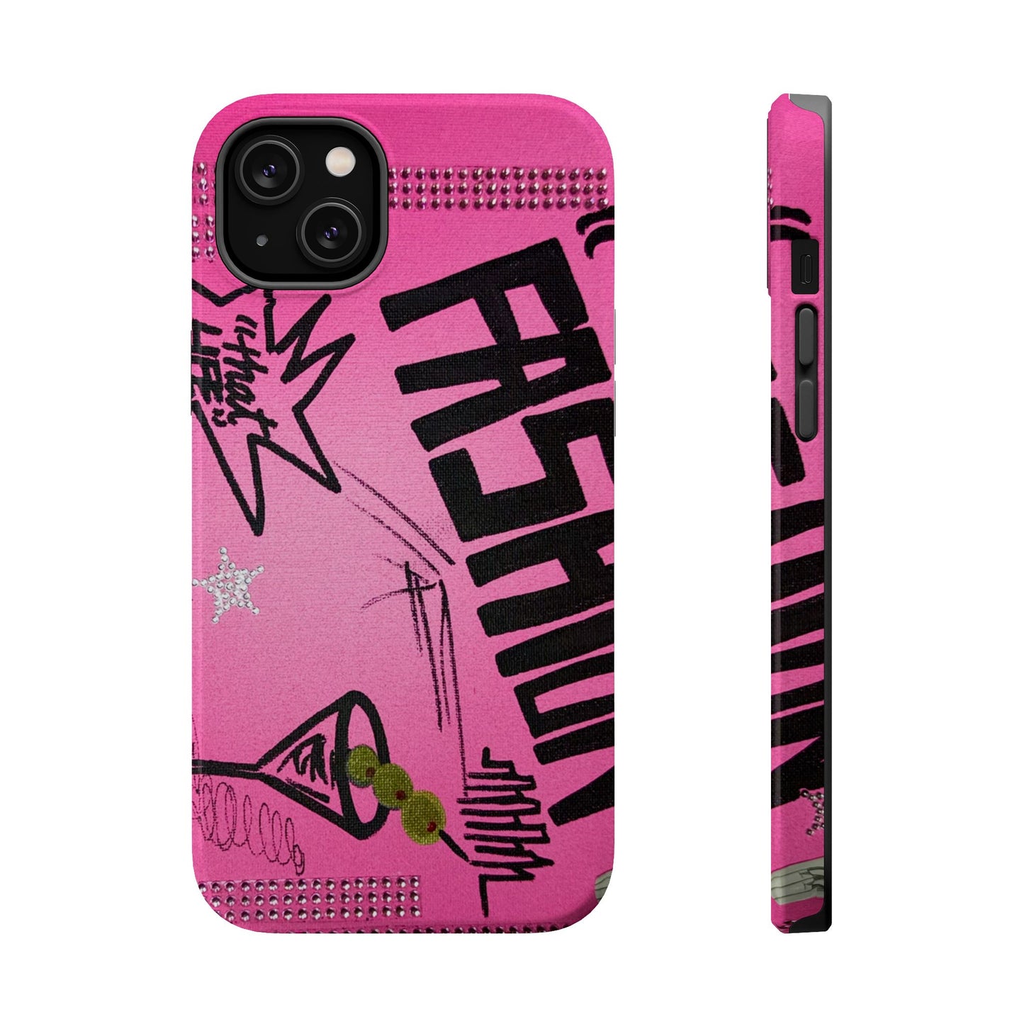 MagSafe "high fashion pt. 2" airbrush iPhone case
