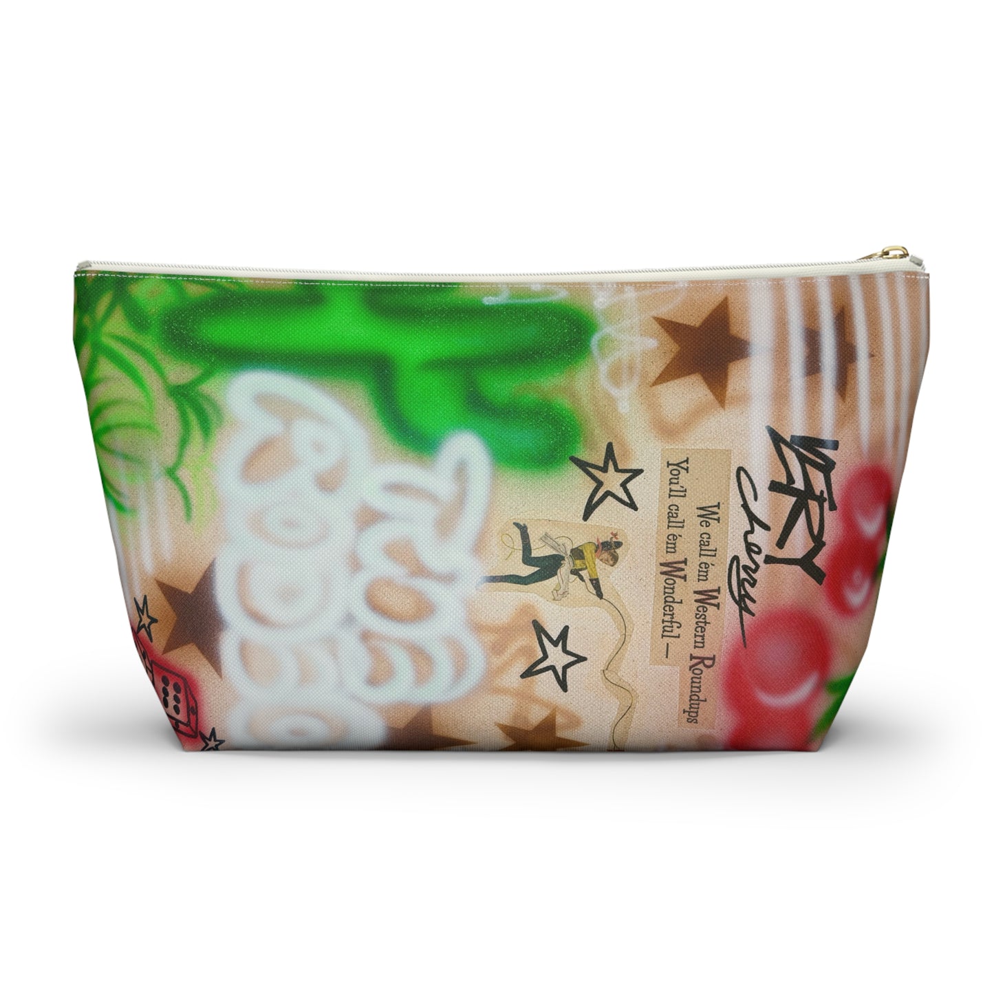 "the rodeo" airbrush makeup pouch