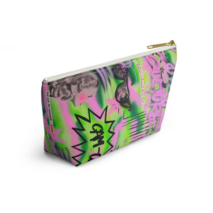 "green camo" airbrush makeup pouch