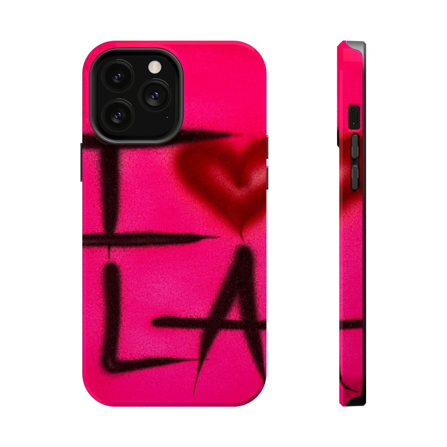 MagSafe "i <3 LA" airbrush iPhone case