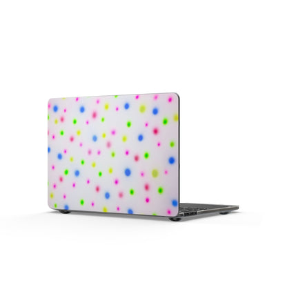 "birthday cake polka dot" airbrush matte macbook case