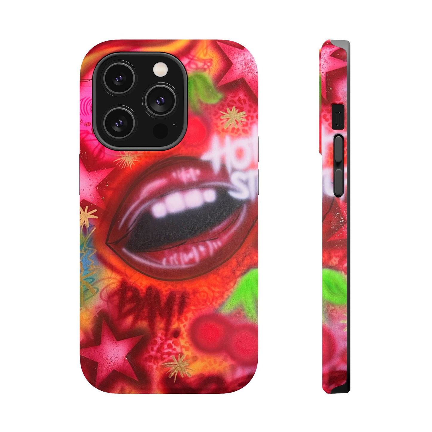 MagSafe "hot stuff" airbrush iPhone case