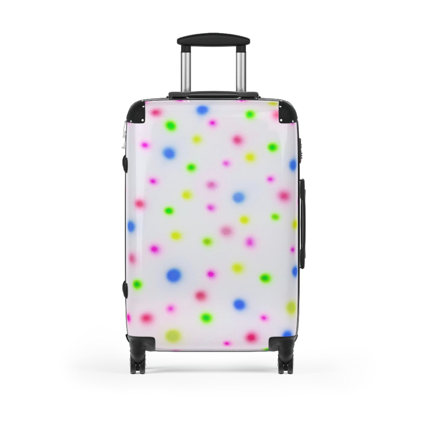 "birthday cake polka dot" airbrush suitcase