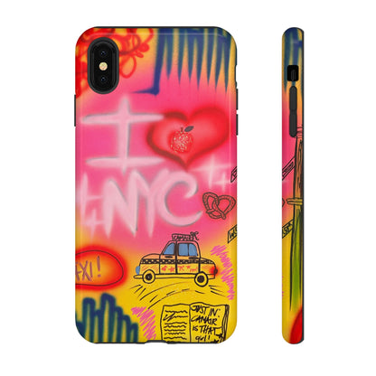 "in the city" airbrush iPhone case