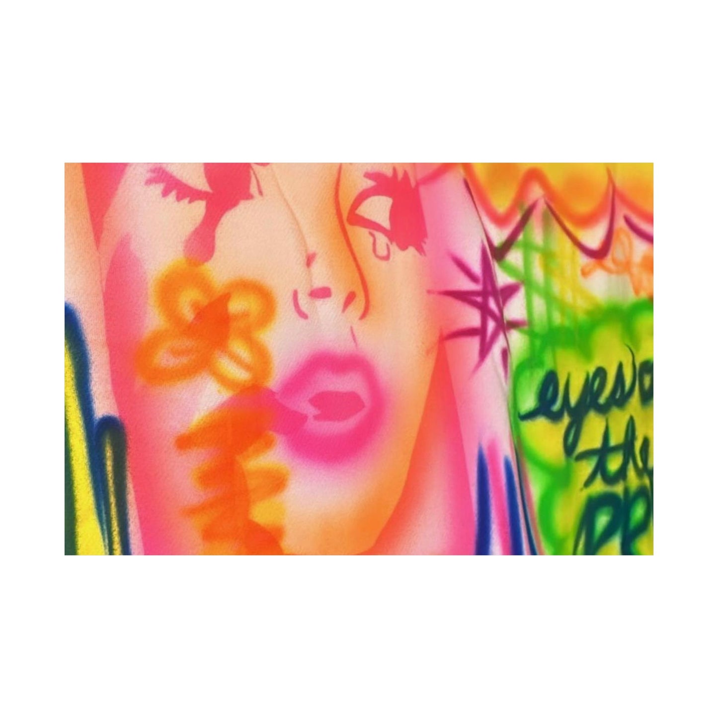 "current standards pt. 2" airbrush horizontal print