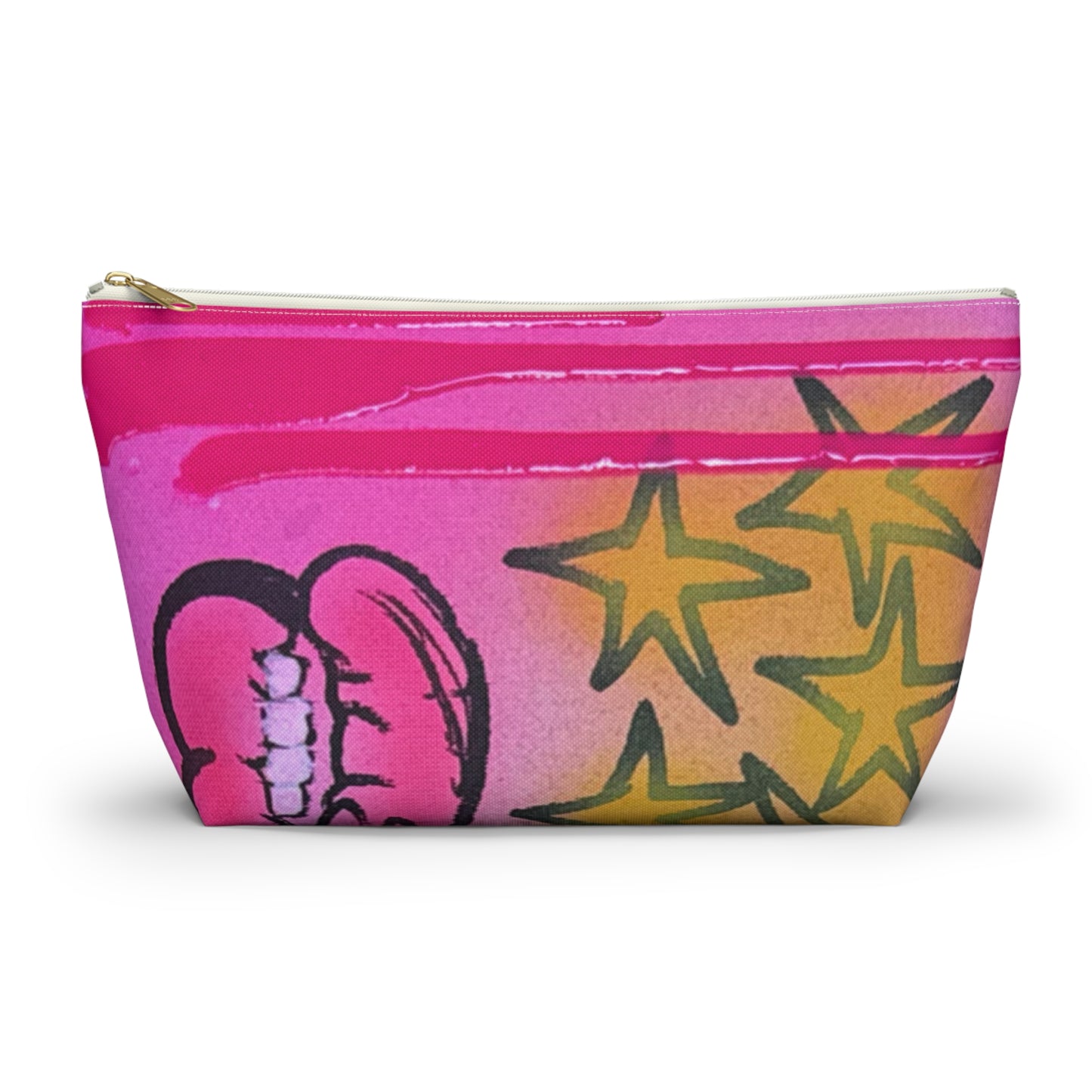 "star drip" airbrush makeup pouch