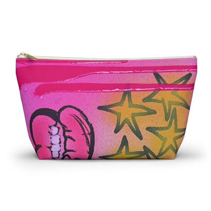 "star drip" airbrush makeup pouch
