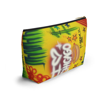 "chicago" airbrush makeup pouch