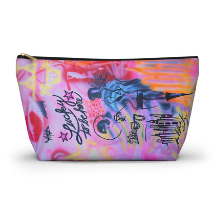"spring in the city" airbrush makeup pouch