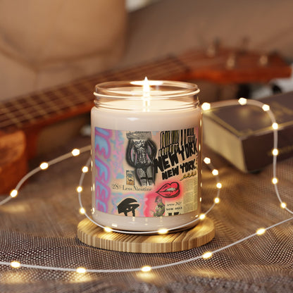 "new york, new york" airbrush soy candle