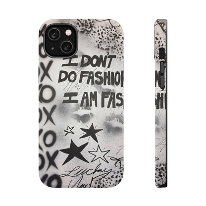 MagSafe "i am fashion" airbrush iPhone case