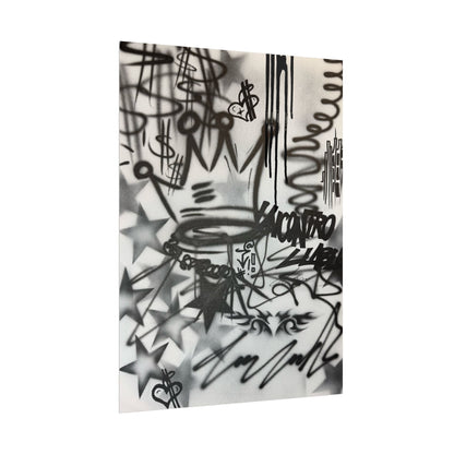 "uncontrollable lust" airbrush rolled print