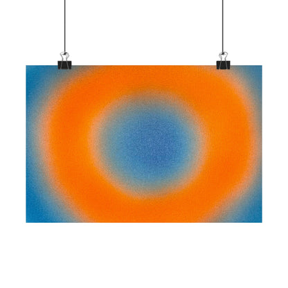 "citrus sky aura" airbrush horizontal print