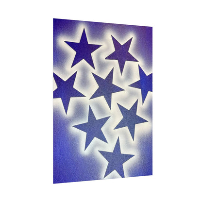 "frosted galaxy" airbrush rolled print