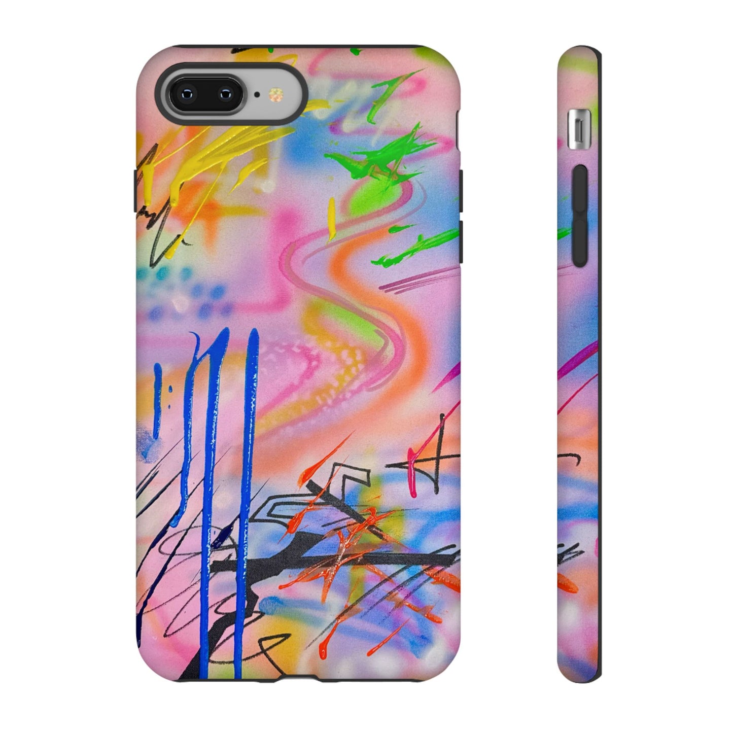 "neon haze" airbrush iPhone case