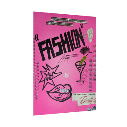 "high fashion" airbrush rolled print