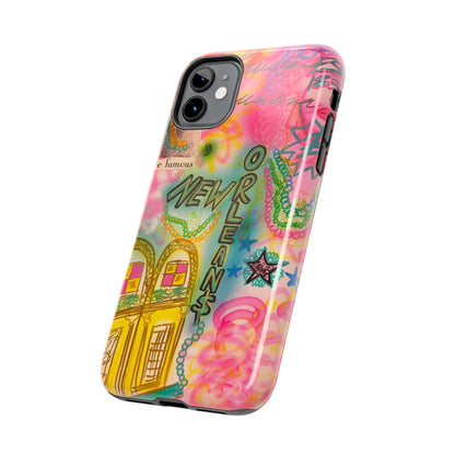 "new orleans, la" airbrush iPhone case