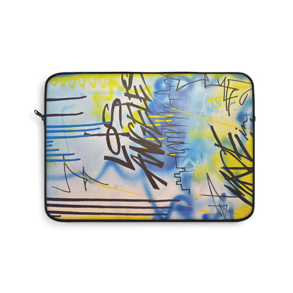 "los angeles" airbrush laptop sleeve